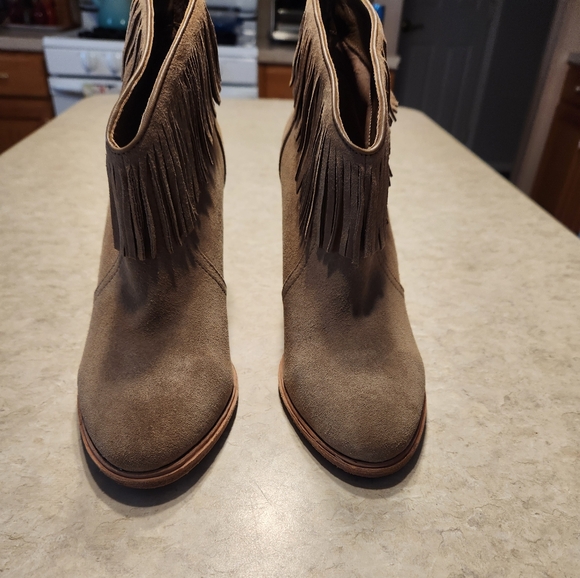 JOIE Loren Fringe Ankle Booties - Picture 10 of 11